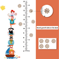 Pirates Growth Chart Wall Stickers - Fansee Australia