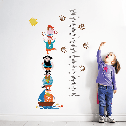 Pirates Height Growth Chart For Kid's - artwallmelbourne