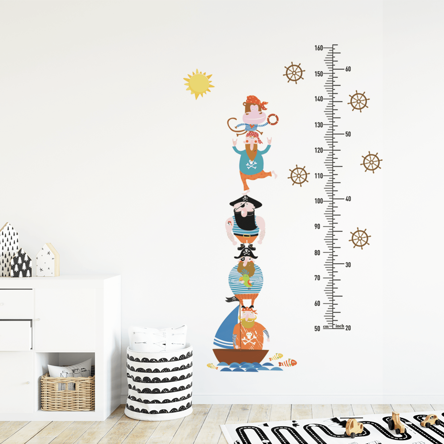 Pirates Height Growth Chart For Kid's - artwallmelbourne