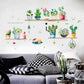 Spectacular Potted Cactus Wall Sticker - Fansee Australia