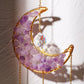 Sun Catcher With Raw Crystal Art Wall Hanging - artwallmelbourne