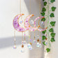 Sun Catcher With Raw Crystal Art Wall Hanging - artwallmelbourne