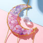 Sun Catcher With Raw Crystal Art Wall Hanging - artwallmelbourne