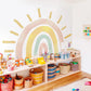 Relaxing Boho Sun Fabric Large Wall Decals - artwallmelbourne