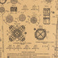 Rocket Design Manuscript Kraft Paper Wall Art Print (50x35cm) - Fansee Australia