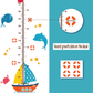 Sailboat Growth Chart Wall Stickers - Fansee Australia