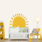 Spectacular Half Sun Peel And Stick Wall Sticker - artwallmelbourne