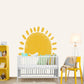 Spectacular Half Sun Peel And Stick Wall Sticker - artwallmelbourne