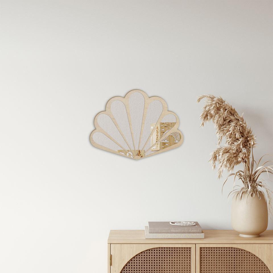 Stunning Seashell Mirror - artwallmelbourne