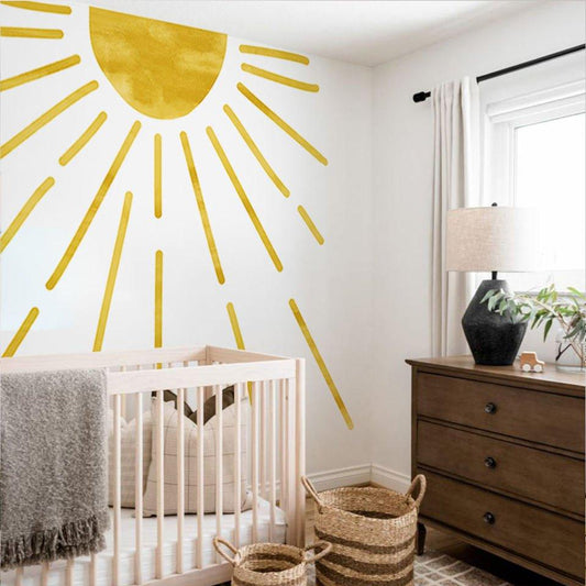 Rising Sun Fabric Wall Decals Kids Room Home Decor - Fansee Australia