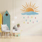 Sunrise On Rainy Cloudy Day Wall Sticker - artwallmelbourne