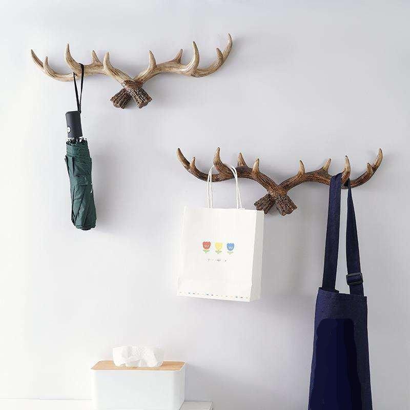 Beautiful Resin Antler Hooks Wall Hanging - Fansee Australia