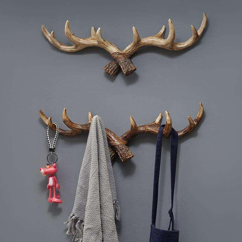 Beautiful Resin Antler Hooks Wall Hanging - Fansee Australia