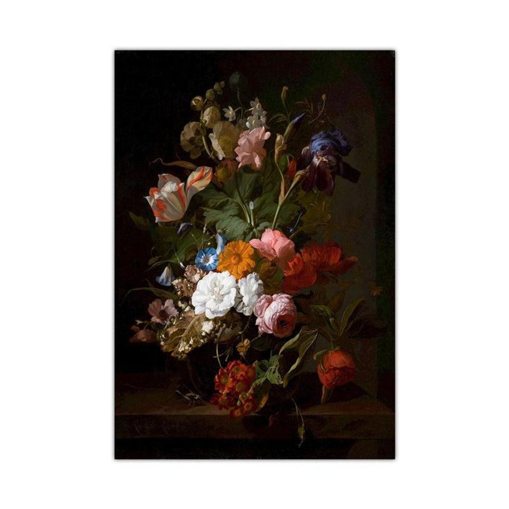 Vintage Flowers Wall Art Canvas Prints (70x90cm) - Fansee Australia