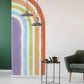 Waterproof Pre-peeled Watercolor Half Rainbow Wall Sticker Mural - Fansee Australia
