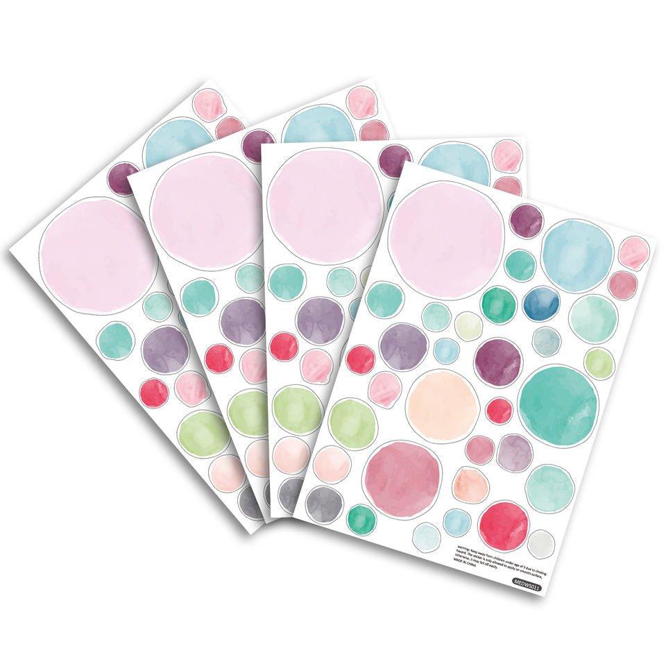 Watercolour Polka Dots Removable Wall Stickers - Fansee Australia