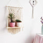 Wooden Floating Shelf Wall Hanging Macrame Planter - Fansee Australia